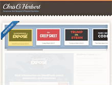 Tablet Screenshot of chrisgherbert.com